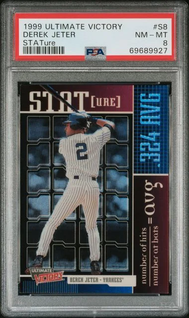 1999 Upper Deck Ultimate Victory Derek Jeter STATure #S8 card image