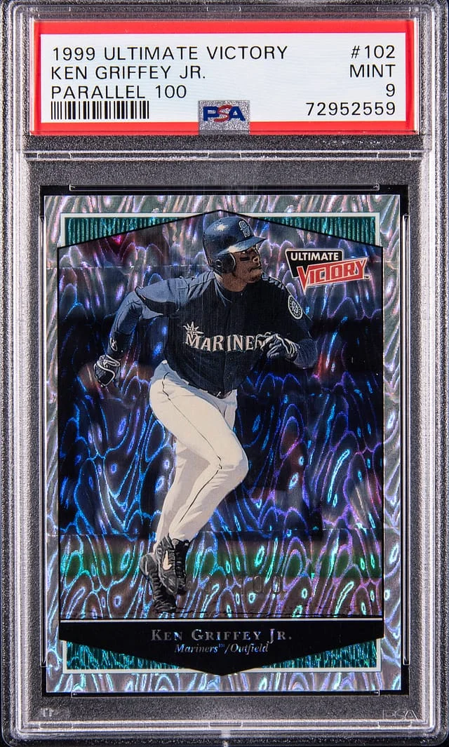 1999 Upper Deck Ultimate Victory Ken Griffey Jr. Parallel 100 #102 card image
