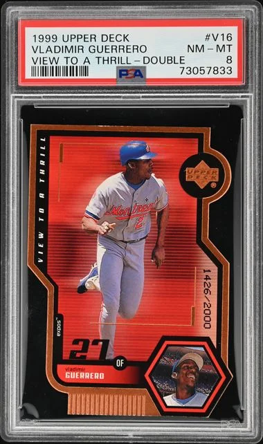 1999 Upper Deck Vladimir Guerrero View To A Thrill View To A Thrill-Double #V16 card image