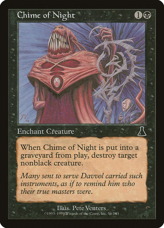 1999 Urza's Destiny Chime of Night common #56 unlisted card image