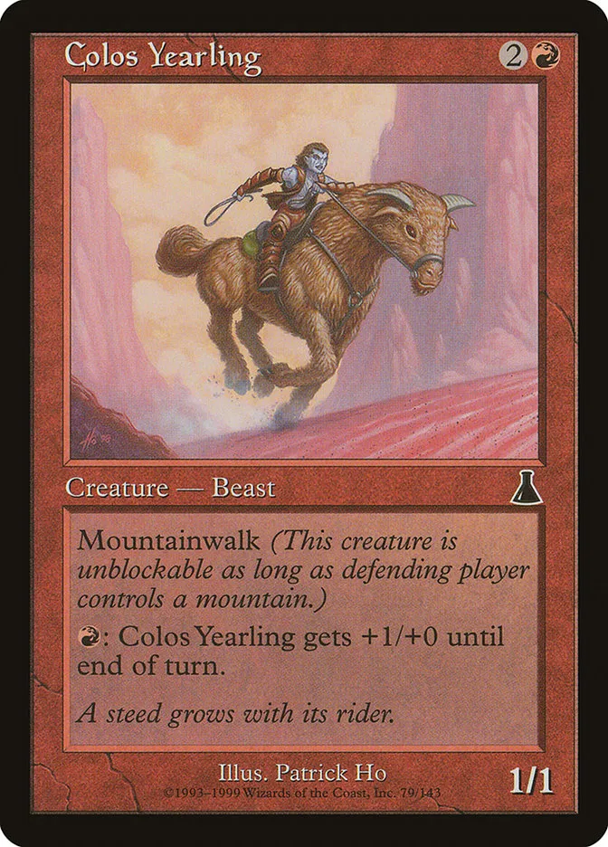 1999 Urza's Destiny Colos Yearling common #79 unlisted card image