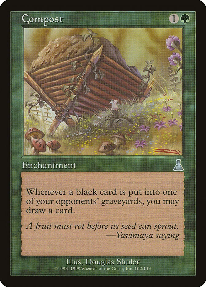 1999 Urza's Destiny Compost uncommon #102 unlisted card image