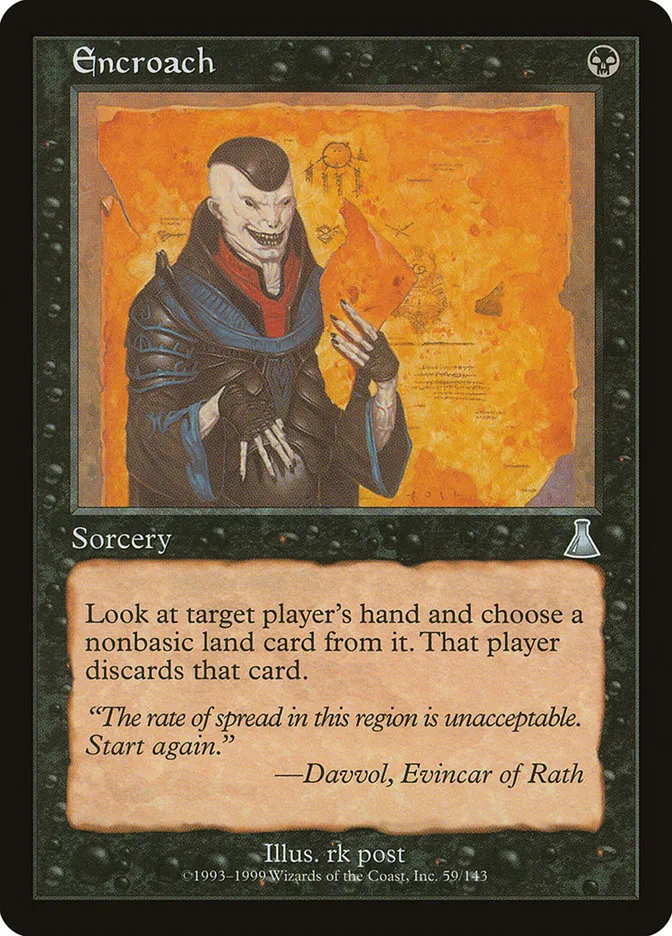 1999 Urza's Destiny Encroach uncommon #59 unlisted card image