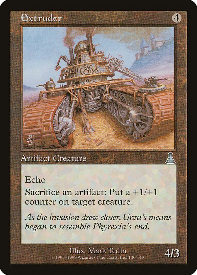 1999 Urza's Destiny Extruder uncommon #130 unlisted card image