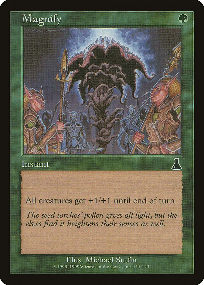 1999 Urza's Destiny Magnify common #111 unlisted card image