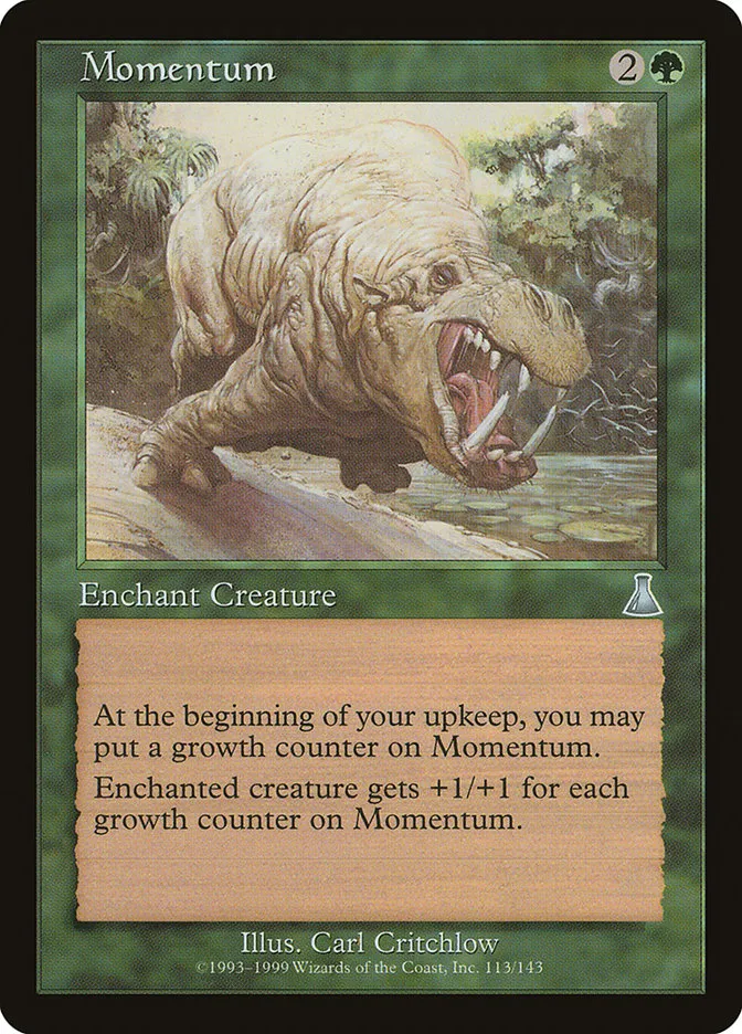 1999 Urza's Destiny Momentum uncommon #113 unlisted card image