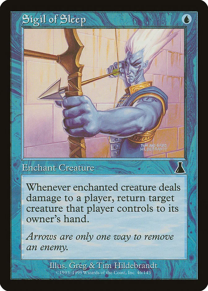 1999 Urza's Destiny Sigil of Sleep common #46 unlisted card image