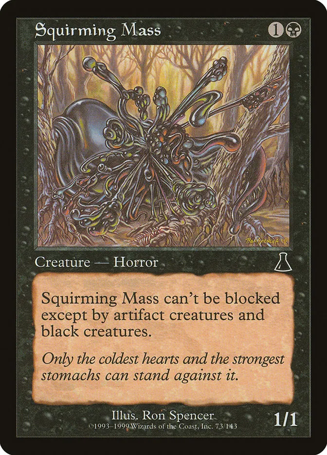 1999 Urza's Destiny Squirming Mass common #73 unlisted card image