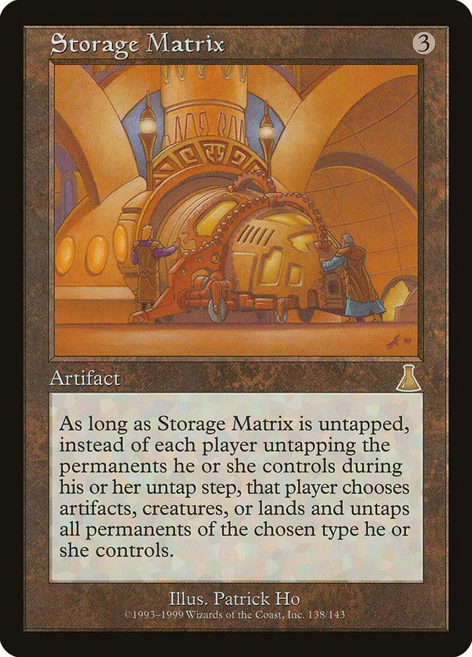 1999 Urza's Destiny Storage Matrix rare #138 unlisted card image