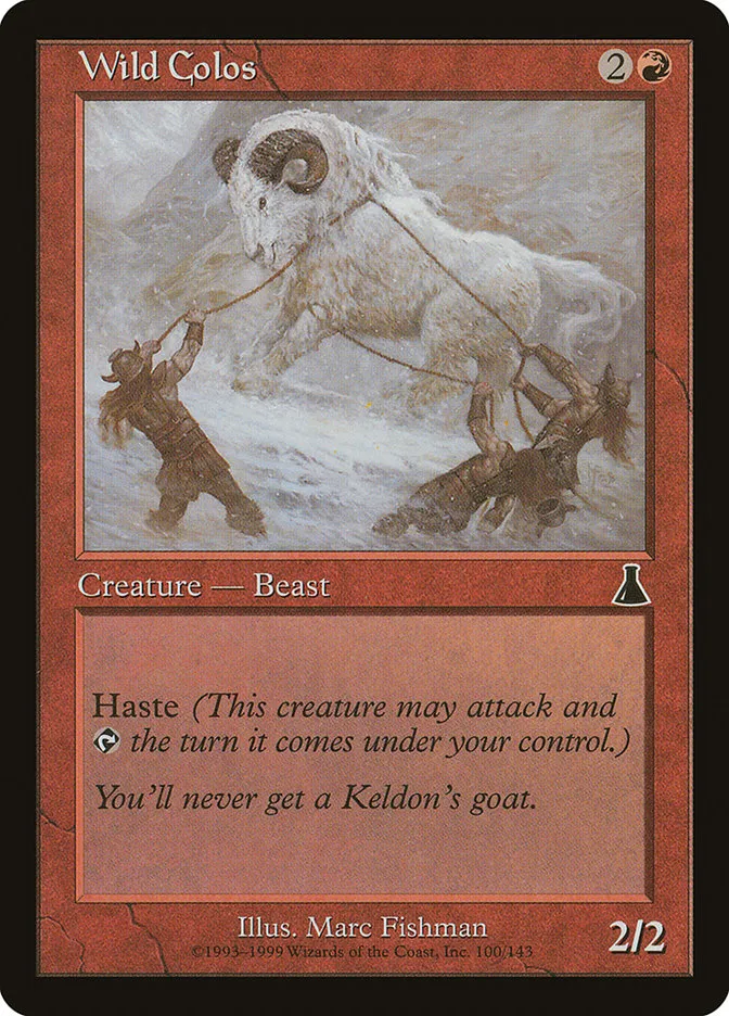 1999 Urza's Destiny Wild Colos common #100 unlisted card image