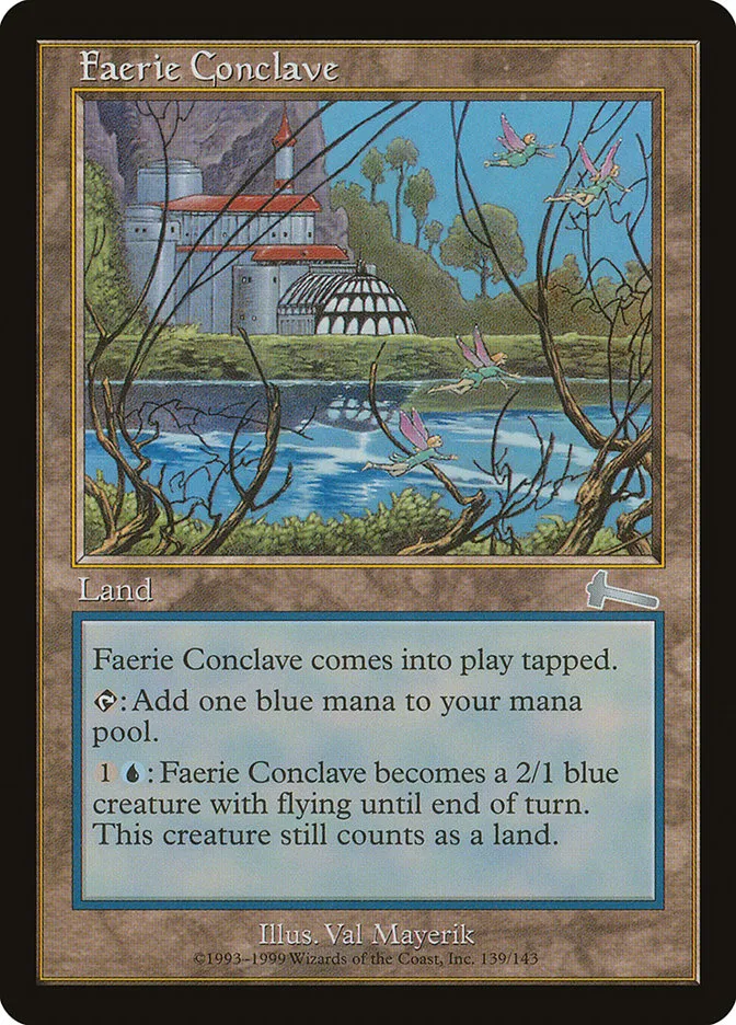 1999 Urza's Legacy Faerie Conclave uncommon #139 unlisted card image