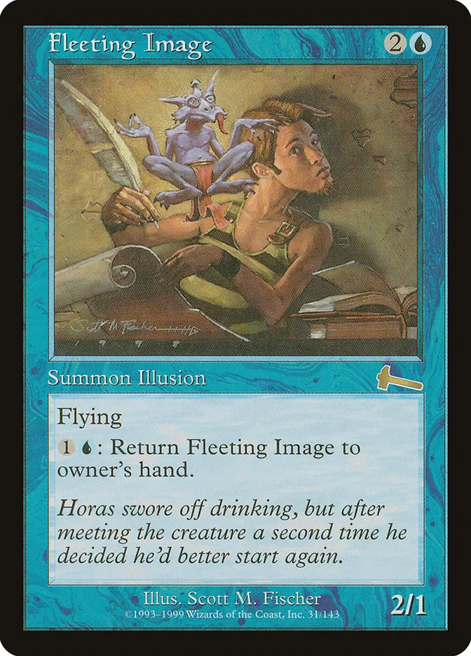 1999 Urza's Legacy Fleeting Image rare #31 unlisted card image