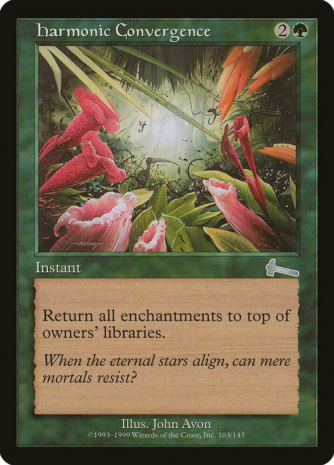 1999 Urza's Legacy Harmonic Convergence uncommon #103 unlisted card image