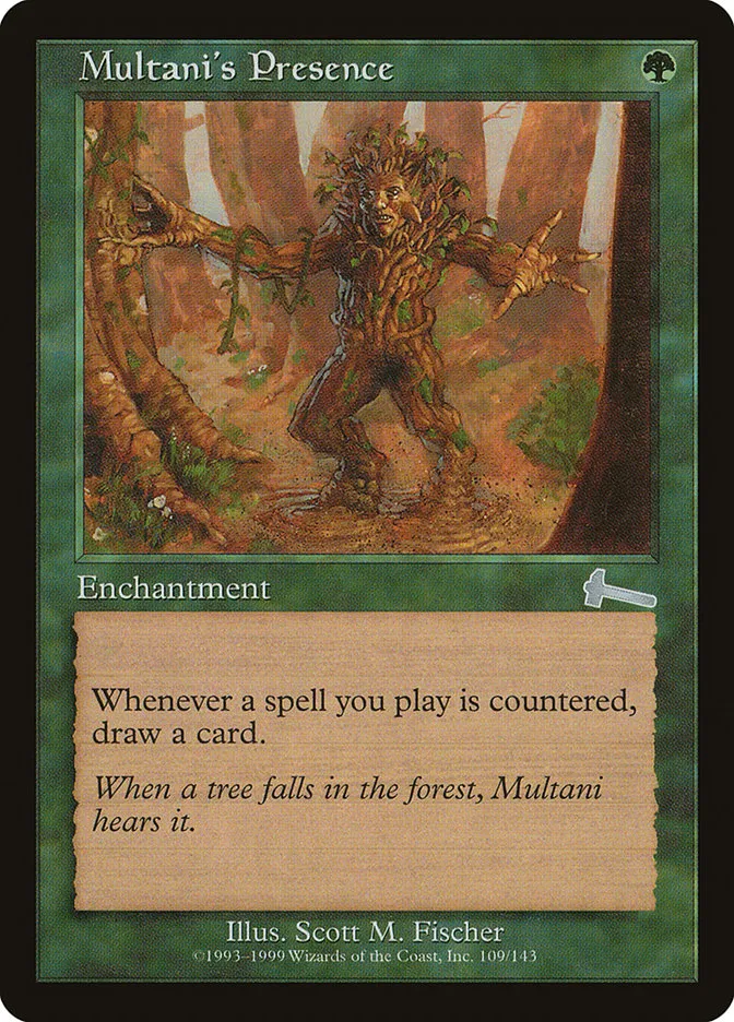 1999 Urza's Legacy Multani's Presence uncommon #109 unlisted card image