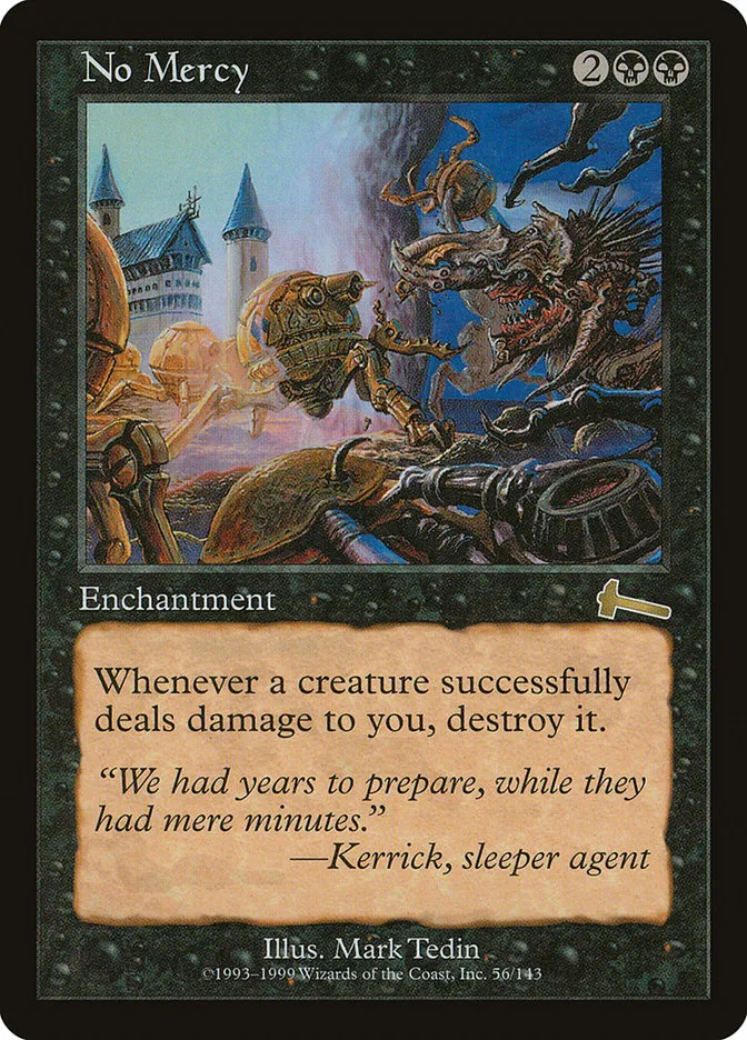 1999 Urza's Legacy No Mercy rare #56 unlisted card image