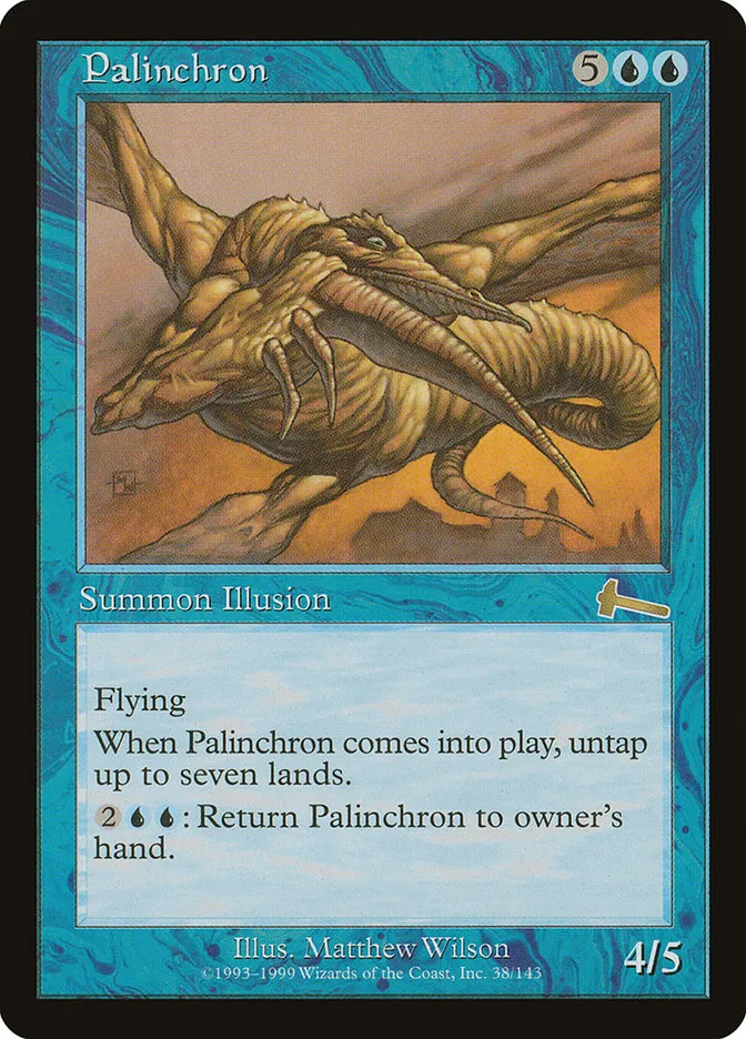 1999 Urza's Legacy Palinchron rare #38 unlisted card image