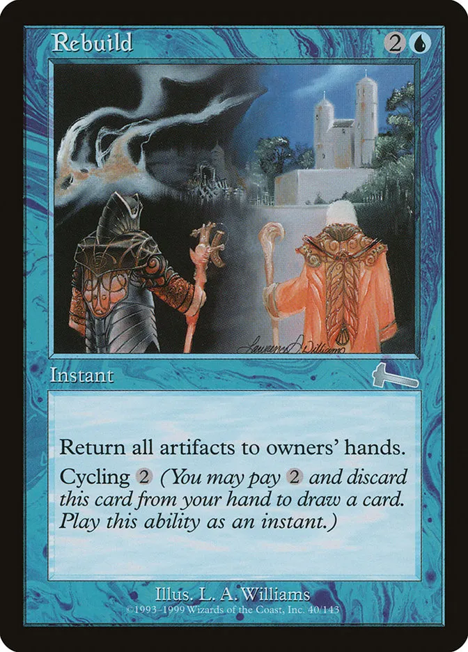 1999 Urza's Legacy Rebuild uncommon #40 unlisted card image
