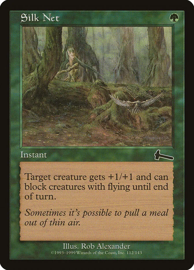 1999 Urza's Legacy Silk Net common #112 unlisted card image