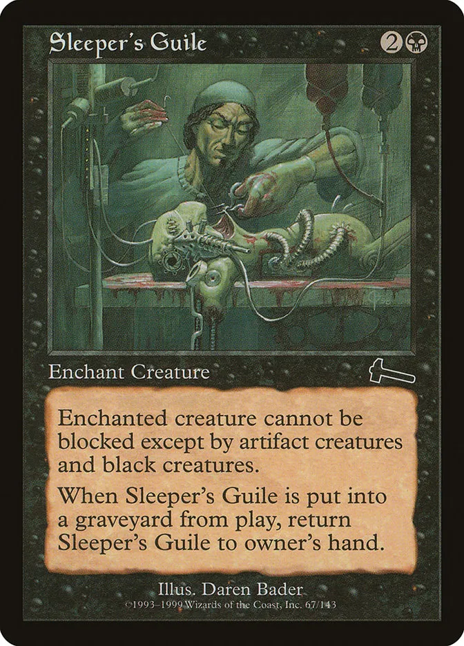 1999 Urza's Legacy Sleeper's Guile common #67 unlisted card image