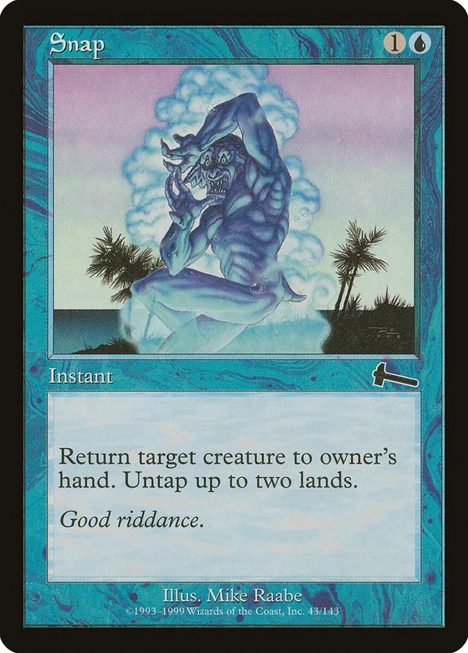 1999 Urza's Legacy Snap common #43 unlisted card image