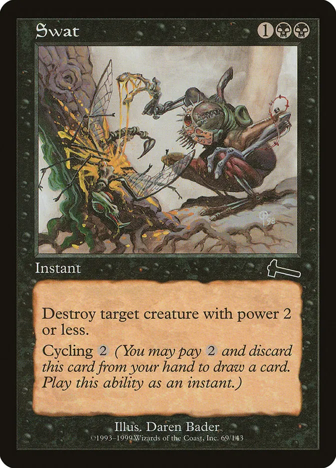1999 Urza's Legacy Swat common #69 unlisted card image
