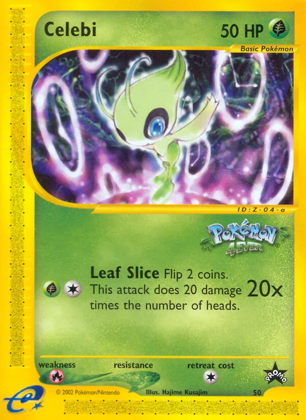 1999 Wizards Black Star Promos Celebi #50/53 card image