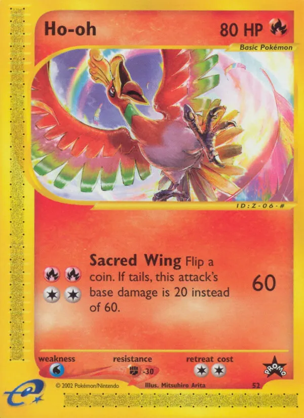 1999 Wizards Black Star Promos Ho-oh #52/53 card image