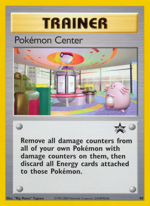 1999 Wizards Black Star Promos Pokémon Center Promo #40/53 Promo card image