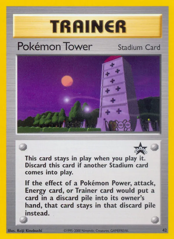 1999 Wizards Black Star Promos Pokémon Tower Promo #42/53 Promo card image