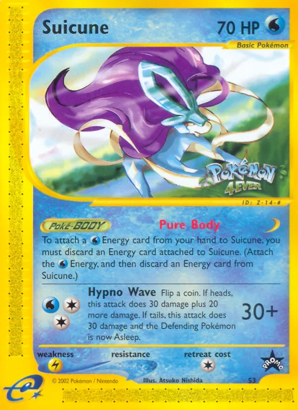 1999 Wizards Black Star Promos Suicune #53/53 card image