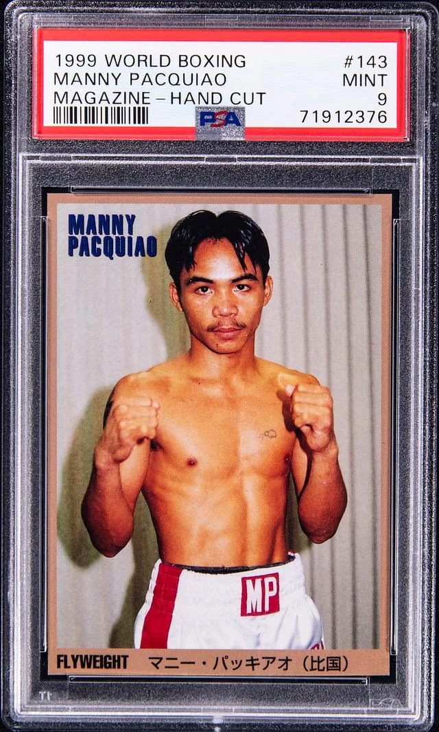 1999 World Boxing Magazine Hand Cut Manny Pacquiao #143 card image