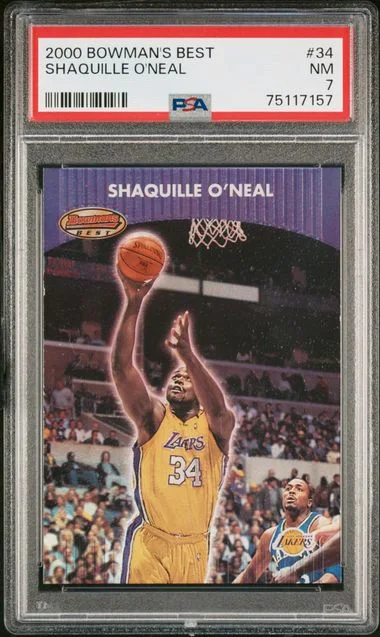 2000-01 Bowman's Best Shaquille O'Neal #34 card image