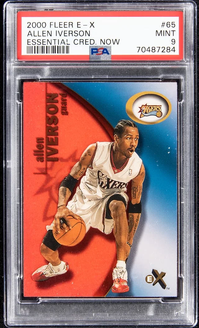 2000-01 Fleer E-X Allen Iverson Essential Credentials Now #65 card image