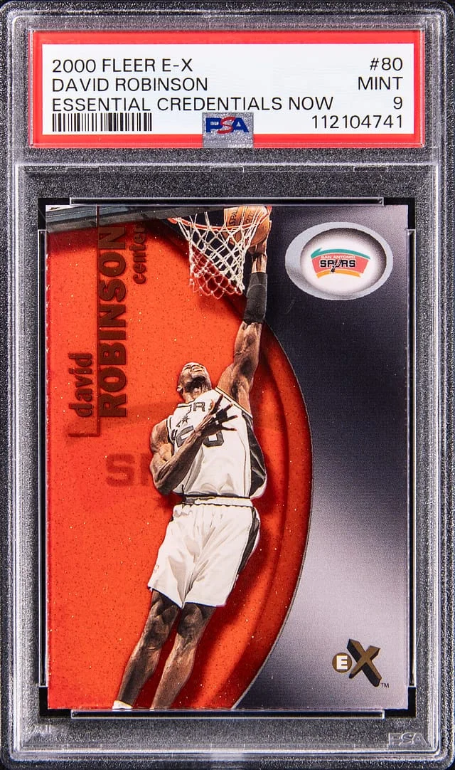 2000-01 Fleer E-X David Robinson Essential Credentials Now #80 card image