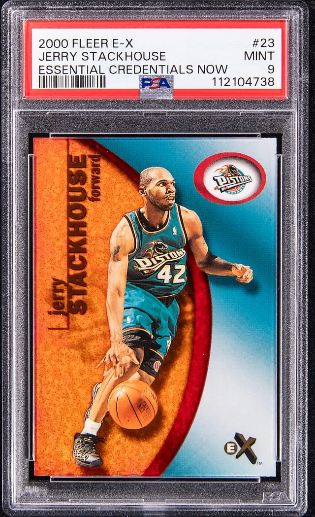 2000-01 Fleer E-X Jerry Stackhouse Essential Credentials Now #23 card image