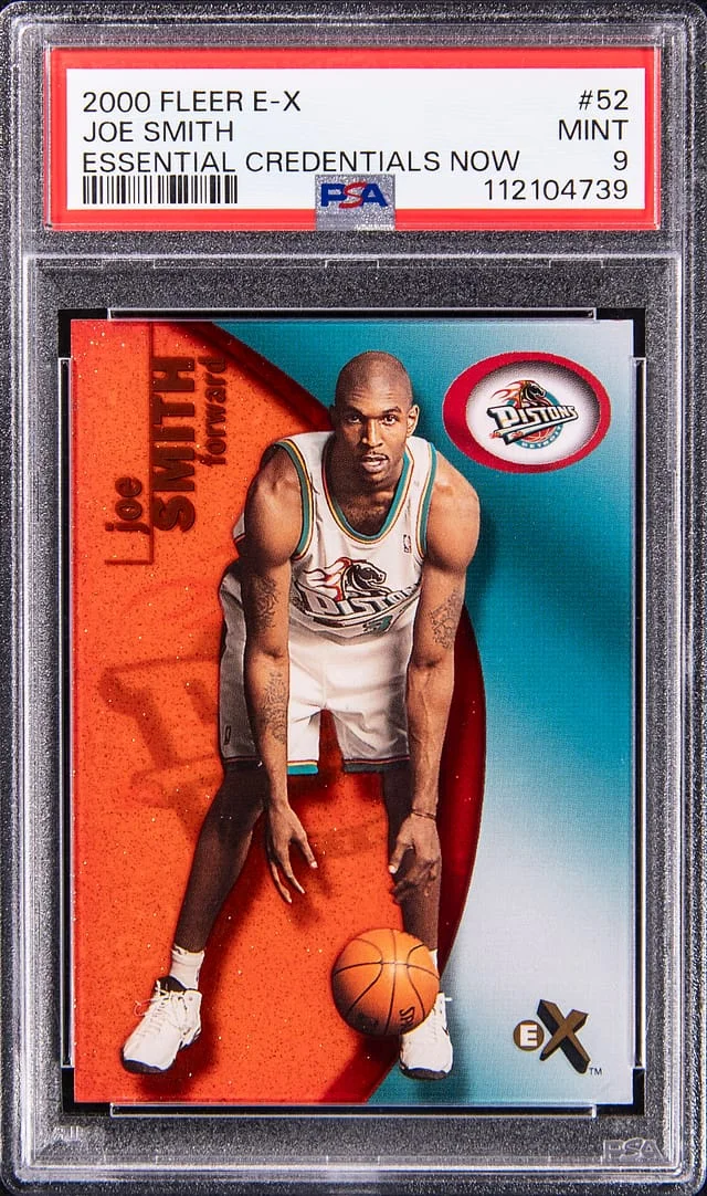2000-01 Fleer E-X Joe Smith Essential Credentials Now #52 card image