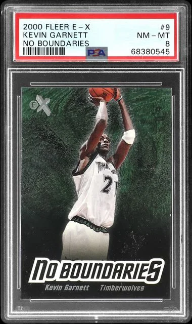 2000-01 Fleer E-X Kevin Garnett No Boundaries #9 card image