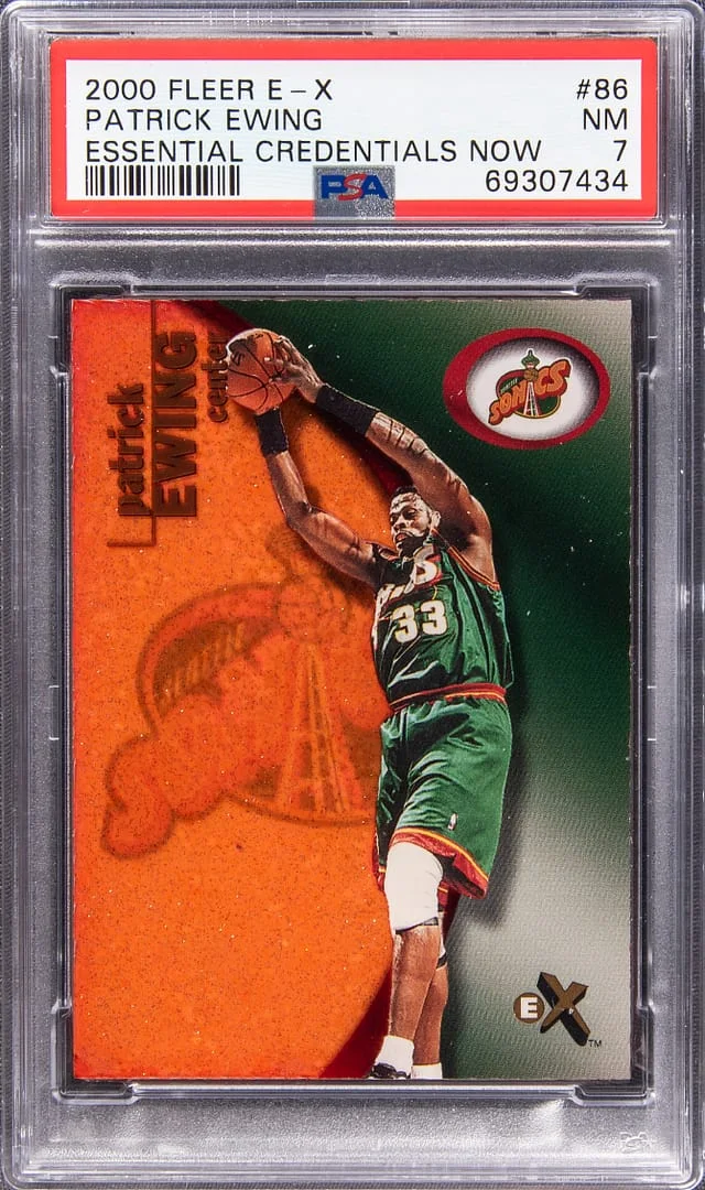 2000-01 Fleer E-X Patrick Ewing Essential Credentials Now #86 card image