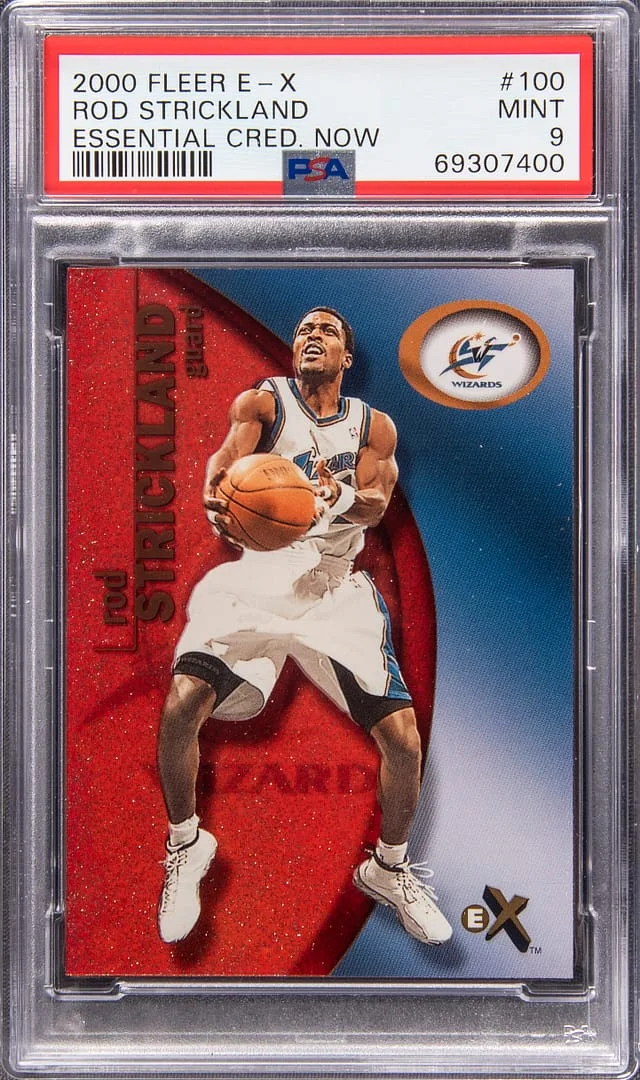 2000-01 Fleer E-X Rod Strickland Essential Credentials Now #100 card image