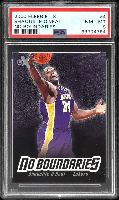 2000-01 Fleer E-X Shaquille O'Neal No Boundaries #4 card image