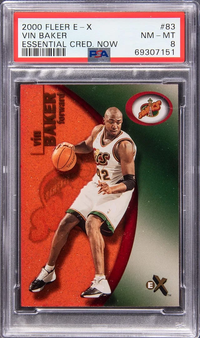 2000-01 Fleer E-X Vin Baker Essential Credentials Now #83 card image
