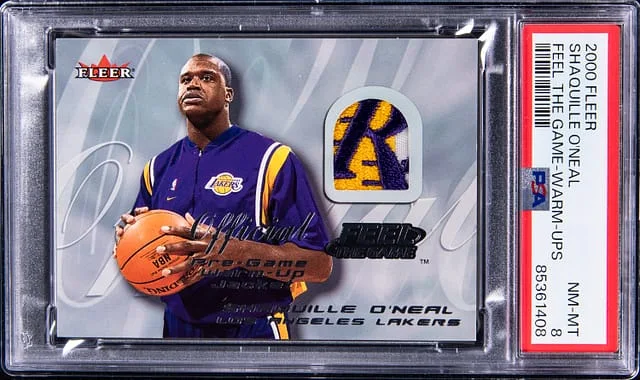 2000-01 Fleer Feel The Game Warm-Ups Shaquille O'Neal #no-number card image