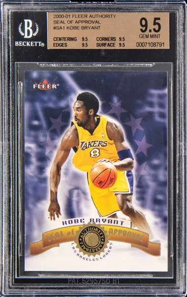 2000-01 Fleer Kobe Bryant Authority Seal Of Approval #SA1 card image