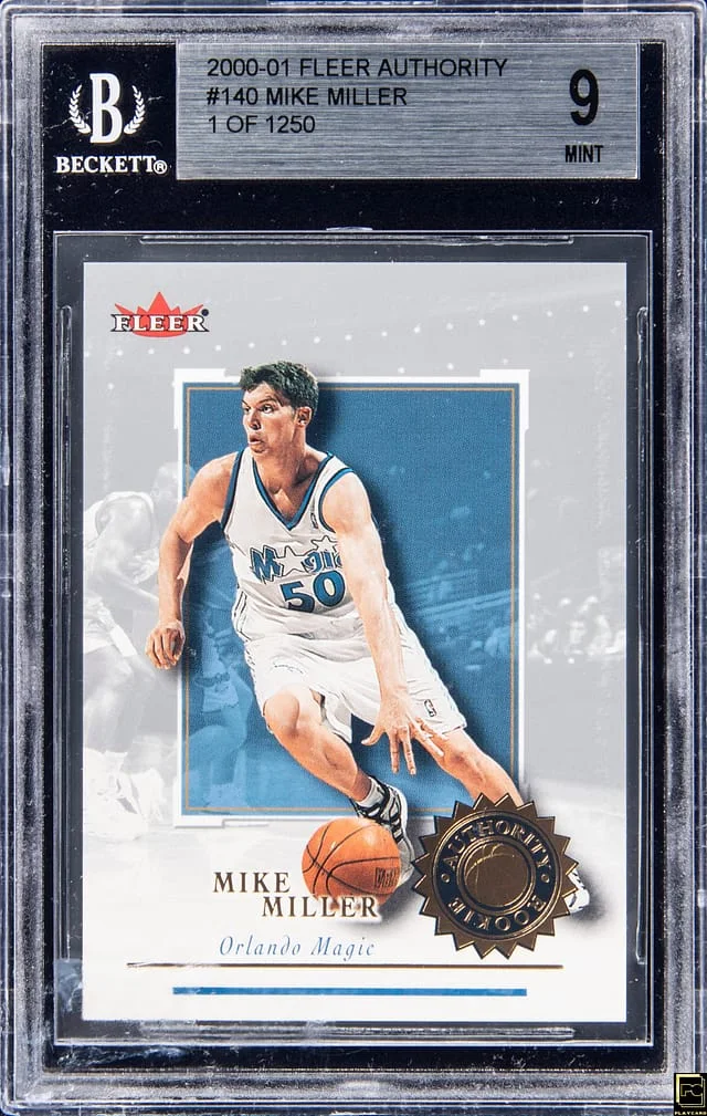 2000-01 Fleer Mike Miller Authority #140 card image