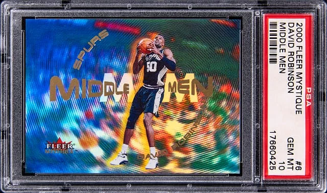 2000-01 Fleer Mystique David Robinson Middle Men #6 card image