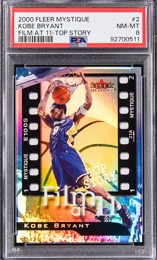 2000-01 Fleer Mystique Kobe Bryant Film At 11 Top Story #2 card image