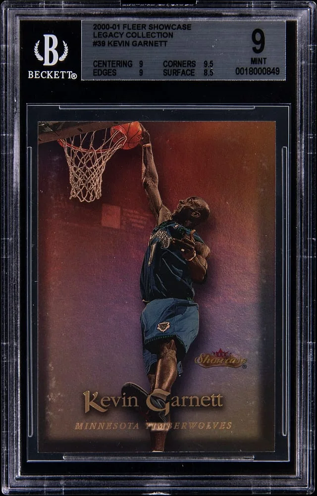2000-01 Fleer Showcase Kevin Garnett Legacy Collection #39 card image