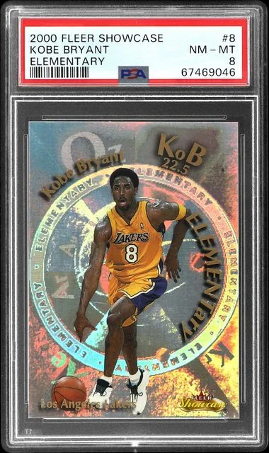 2000-01 Fleer Showcase Kobe Bryant ELEMENTary #8 card image