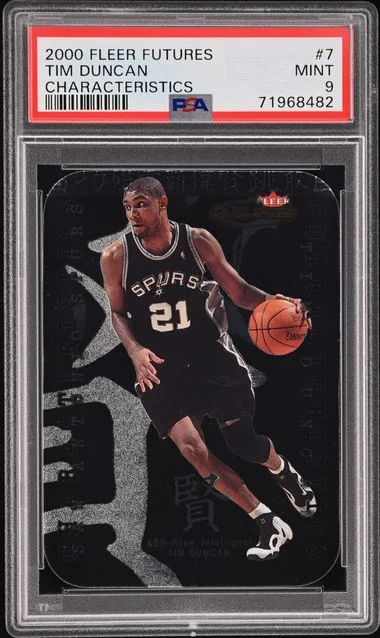 2000-01 Fleer Tim Duncan Futures Characteristics #7 card image
