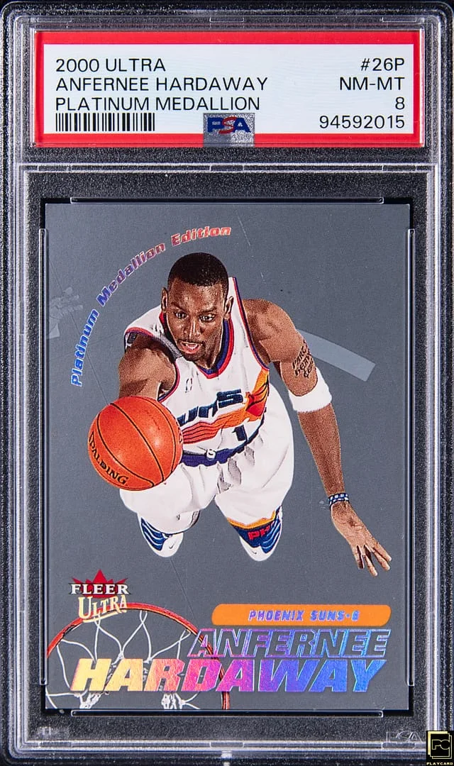 2000-01 Fleer Ultra Anfernee Hardaway Platinum Medallion #26P card image